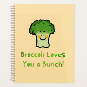 Agenda Design de Cartoons de Broccoli Bonito