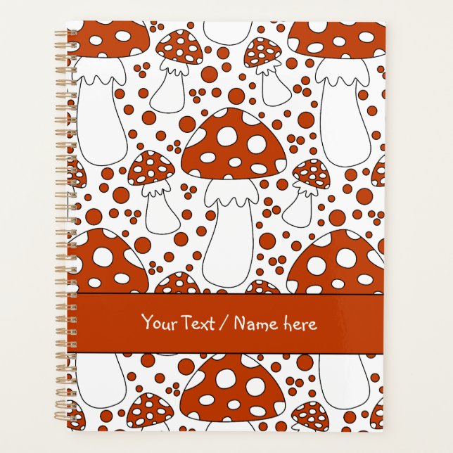 Agenda Design de cogumelos modernos (Frente)