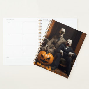 Agenda Design de decoração de Halloween