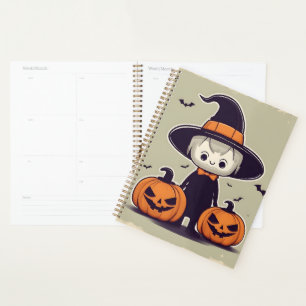 Agenda Design de decoração de Halloween