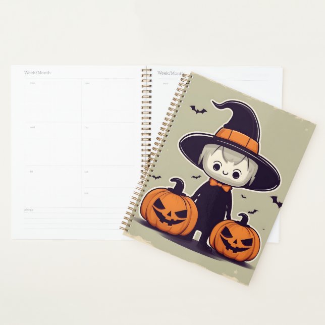 Agenda Design de decoração de Halloween (Exibição)