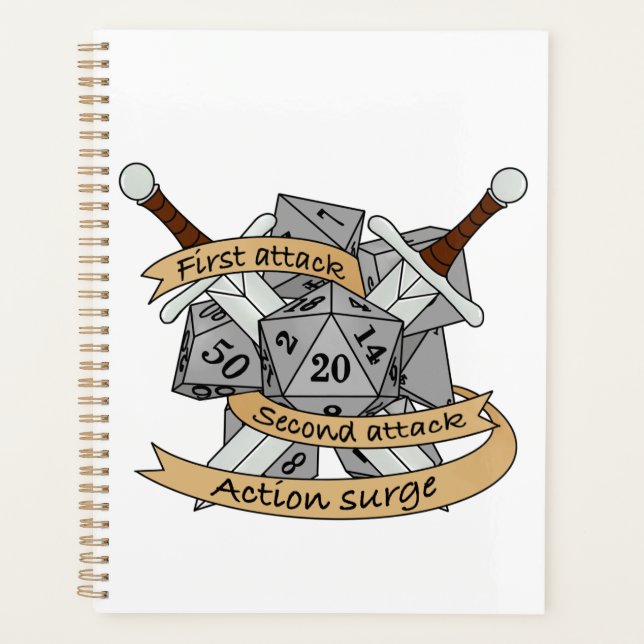 Agenda Design de Dice de Combatente (Frente)
