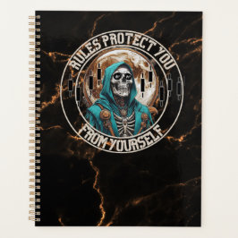 Agenda Design de fantasia em mármore | Ceifador | Motivaç
