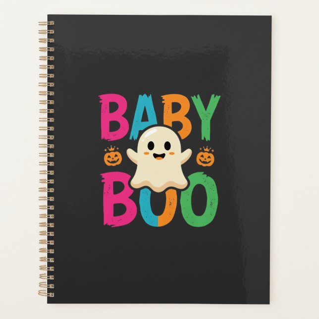 Agenda Design de Fantasma de Halloween Baby Boo_1 (Frente)
