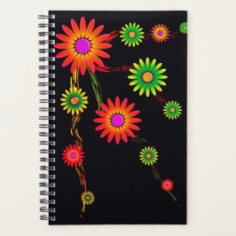 Agenda Design de Flor Colorida