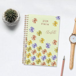 Agenda Design de flor elegante
