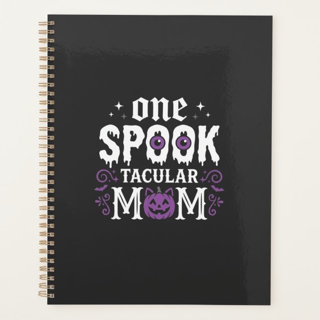 Agenda Design de Mãe Espetacular de Halloween_1 (Frente)