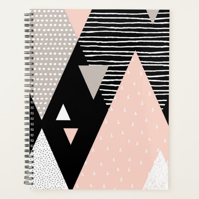 Agenda Design de Pico de Montanha Scandi (Frente)