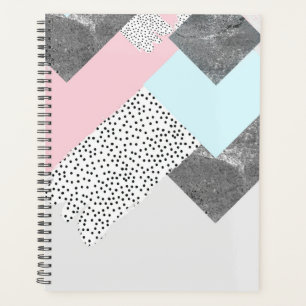 Agenda Design de Pontas Geométricas do Pastel