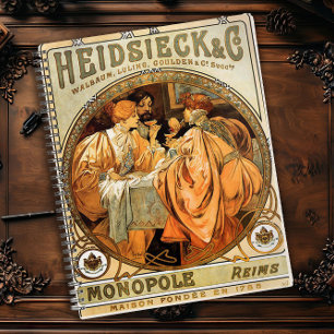Agenda Design de Poster Vintage Art Nouveau
