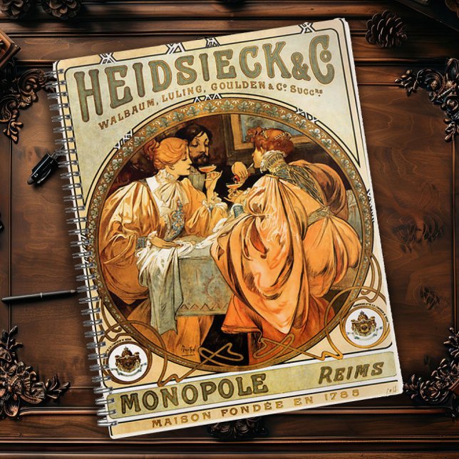 Agenda Design de Poster Vintage Art Nouveau (Criador carregado)