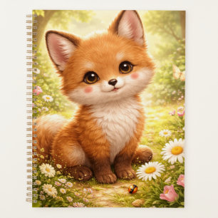 Agenda Design de Raposa Fofa – Raposa Adorável da Florest