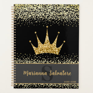 Agenda Design Dourado da Coroa Real