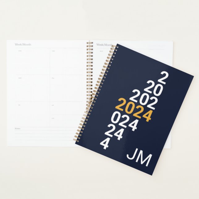 Agenda Design Elegante para 2024 (Exibição)