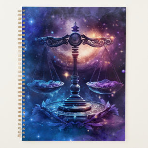Agenda Design em Aquarela do Signo de Libra