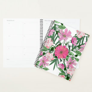 Agenda Design floral do Jardim Chico de Boho