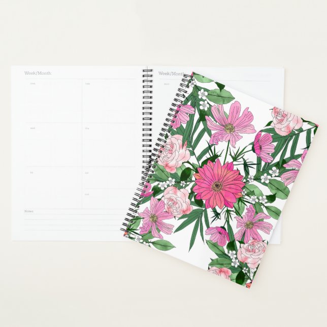 Agenda Design floral do Jardim Chico de Boho (Exibição)
