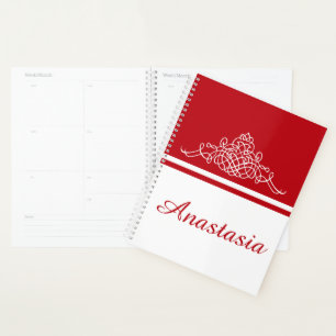 Agenda Design floral elegante