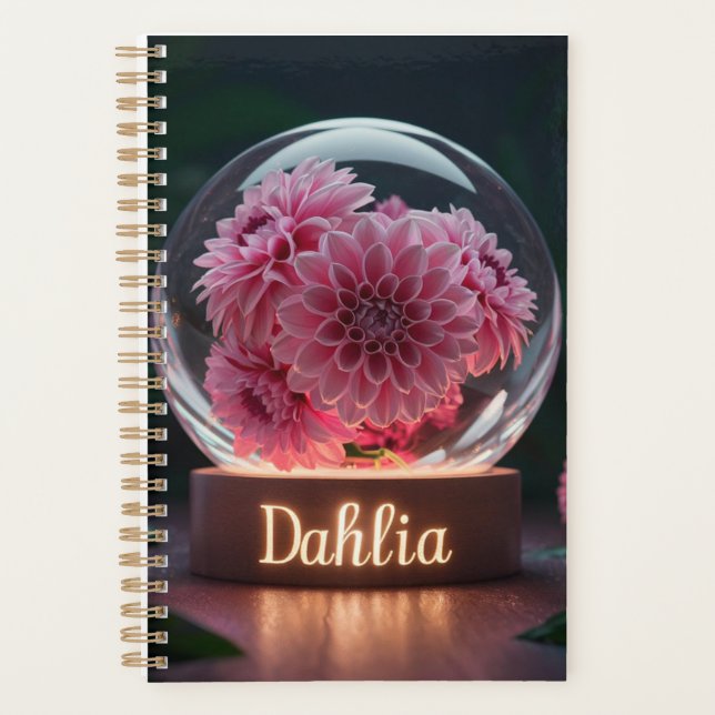 Agenda Design Floral Sonho de Dahlia (Frente)