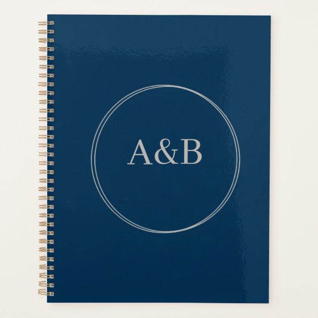 Agenda Design Geométrico de Foco Claro, Capa Dura, Preto (Frente)