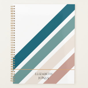 Agenda Design minimalista em cores pastosas