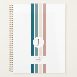 Agenda Design minimalista em cores pastosas