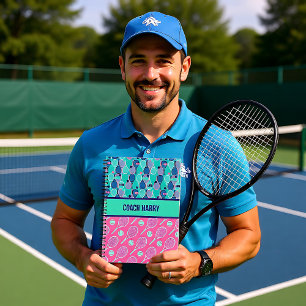 Agenda Design personalizado para jogadores Tênis, treina