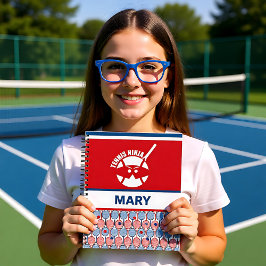 Agenda Design personalizado para jogadores Tênis, treinad