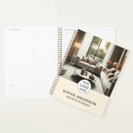 Agenda Designer de Interiores Logotipo Personalizado Foto