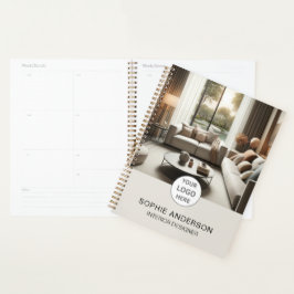 Agenda Designer de Interiores Logotipo Personalizado Foto