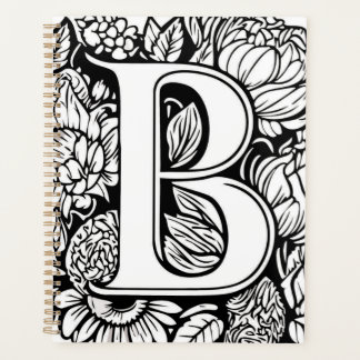 Agenda Designer de Tatuagem Floral B Personalizado