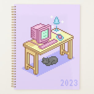Agenda Desktop com Pixel de Cubo