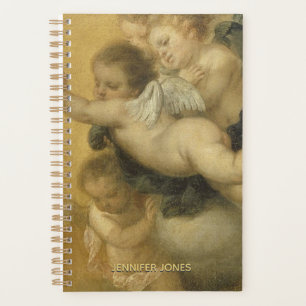 Agenda Detalhe de Cherubs bonitos de uma Annunctição -