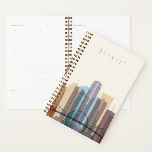 Agenda Detroit, Michigan | Linha Skyline Cidade (Exibição)