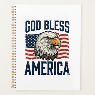 Agenda Deus Abençoe a Águia Patriótica Americana Projeto 