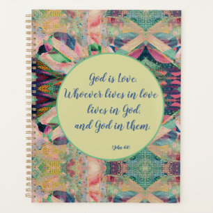 Agenda Deus é amor (Montanhas Abstrato)