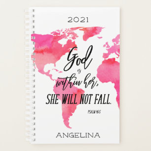 Agenda Deus Inspirador Está Dentro De Seu Nome Mapa Rosa