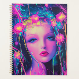 Agenda Deusa Alien Neon 