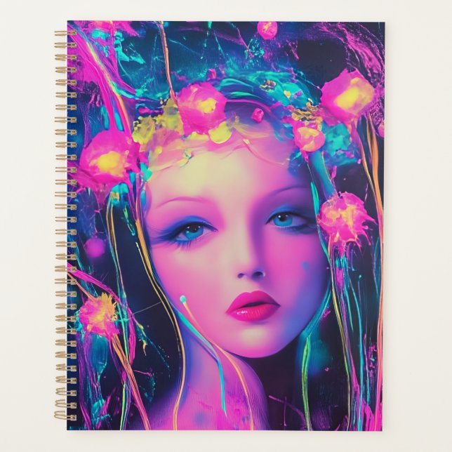 Agenda Deusa Alien Neon  (Frente)