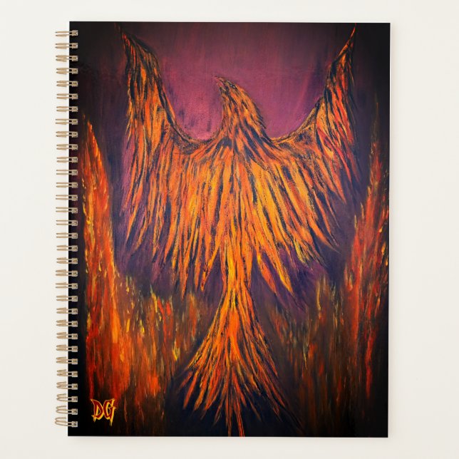 Agenda DG Pinturas Fogo Fênix (Frente)