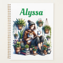 Agenda Dia perfeito | Leitura de Raparigas com Gatos e Pl