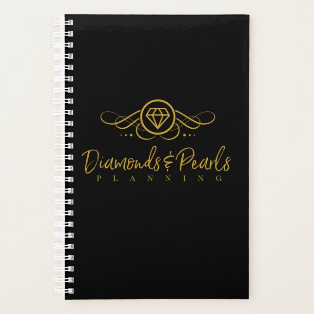 Agenda Diamantes e Pearls Planner (Frente)
