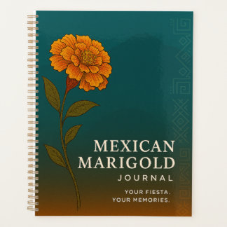 Agenda Diário da Marigold Mexicana: Caderno Inspirado na 