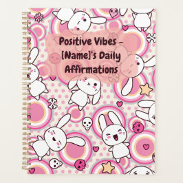 Agenda Diário de afirmações diárias personalizadas - 'Pos