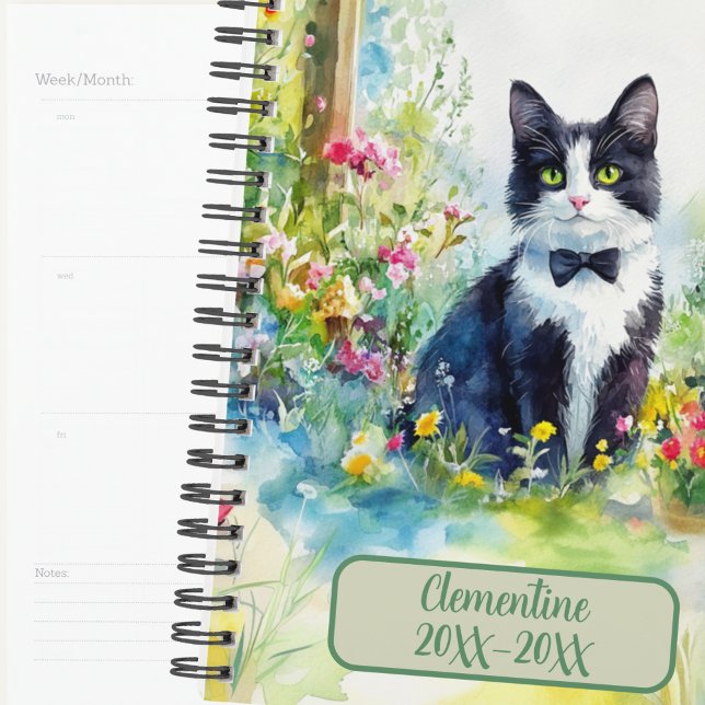 Agenda Diário de Agendamento não Datado de Gato Smoking (Criador carregado)