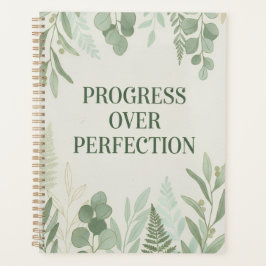 Agenda Diário de Progresso em vez de Perfeição