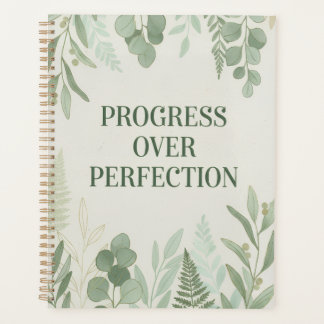 Agenda Diário de Progresso em vez de Perfeição