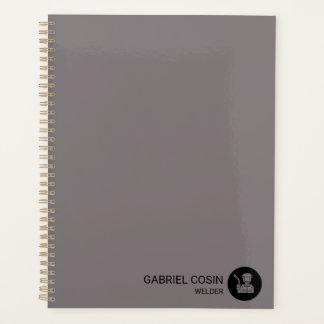 Agenda Diário de Soldador de Equipamento Industrial Elega