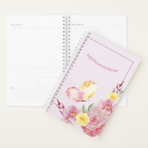 Agenda Diário Floral Elegante