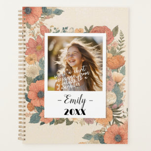 Agenda Diário Floral Keepape para reflexões de 20XX